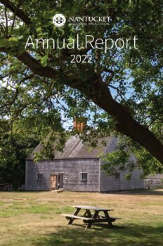 The Oldest House, Annual Report Cover