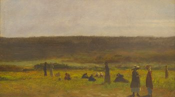 In the Fields by J. Eastman Johnson