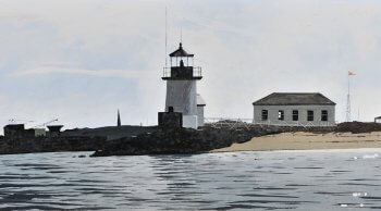 "Brant Point from Channel" by John Austin