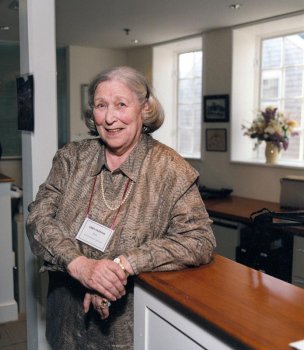 Elizabeth Oldham, at the dedication of the NHA Research Library, April 2001